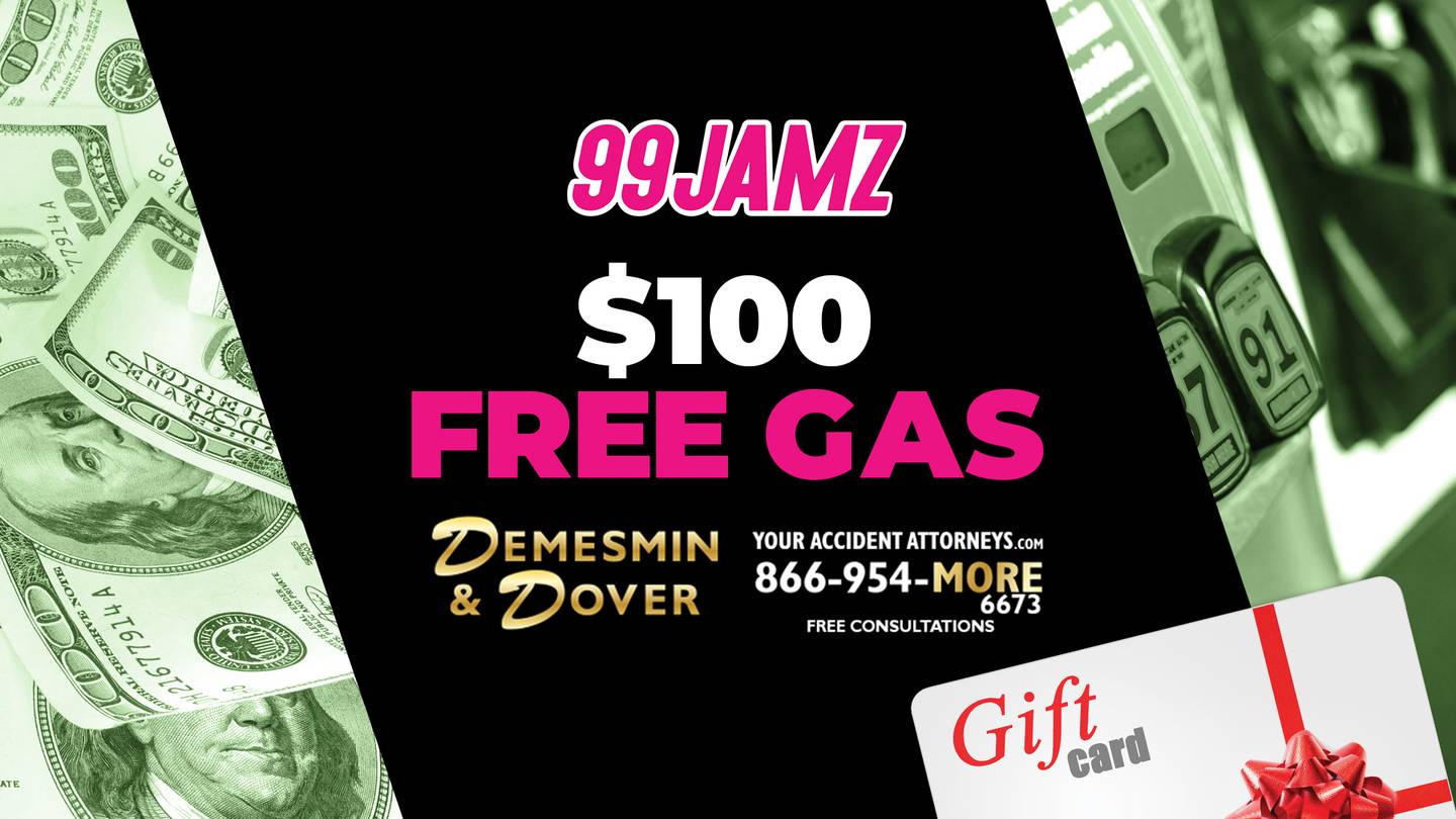 99 JAMZ $100 Free Gas Giveaway 