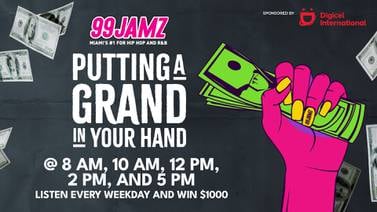 ENTER THE KEYWORD BELOW! 99 JAMZ PUTTING A GRAND IN YOUR HAND 5 TIMES A DAY, WEEKDAYS!