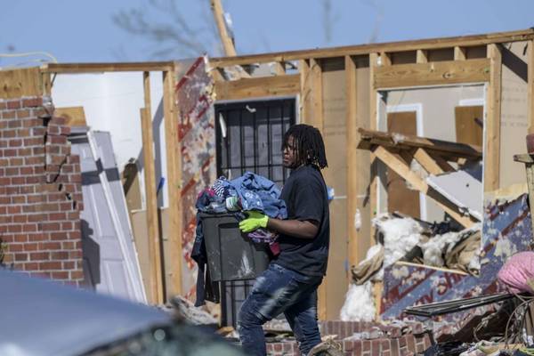Mississippi tornado: ‘Heartbreaking and inspiring’ scene as residents try to recover