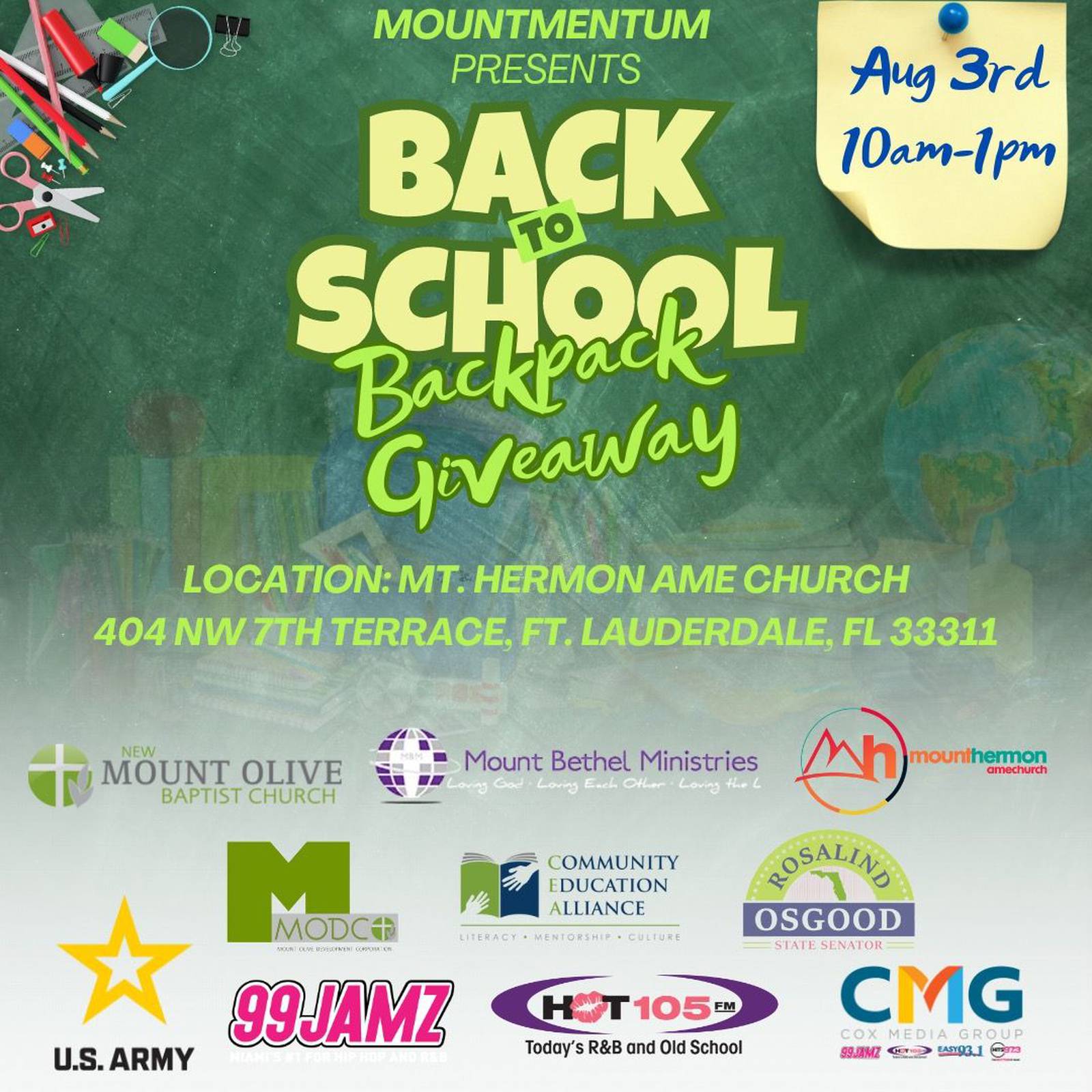 Back2School Book Bag Events 99JAMZ