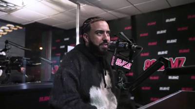 French Montana hangs out with DJ Entice at Da Crib