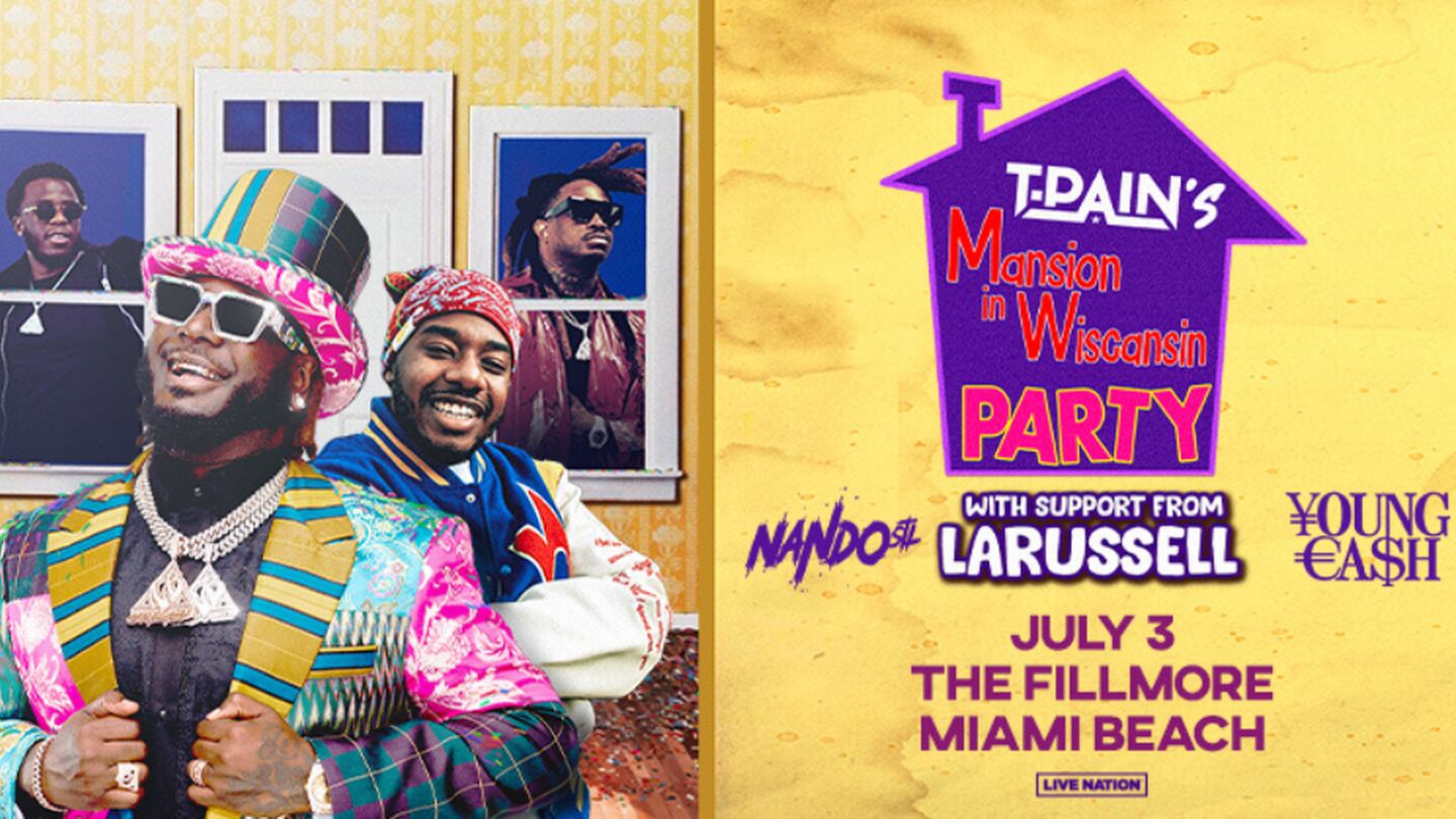 Win tickets to see T-Pain LIVE at the Fillmore Miami Beach! 