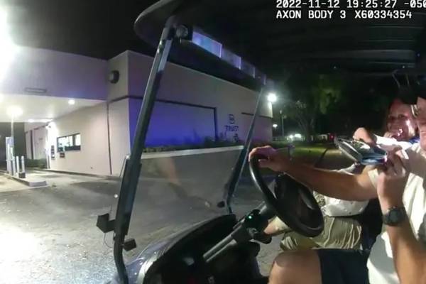 Tampa police chief who showed badge during golf cart traffic stop placed on leave