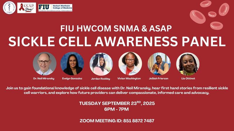 FIU HWCOM SNMA & ASAP Sickle Cell Awareness Panel