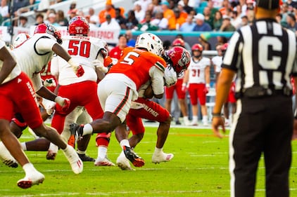 Miami Hurricanes vs NC State football - Nov 15th, 2025
