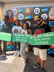 WEDR 99 Jamz 18th Ave. Street Naming Block Party Commissioner Hardemon