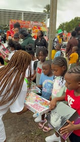 WEDR 99Jamz Caresha Gives Toy Drive 2025 Yung Miami