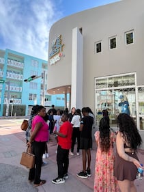 We The Best Foundation x Snipes Backpack Drive at Snipes Miami Beach