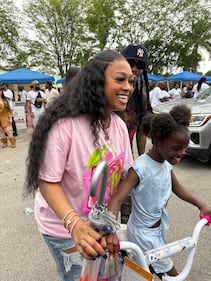 WEDR 99Jamz Caresha Gives Toy Drive 2025 Yung Miami