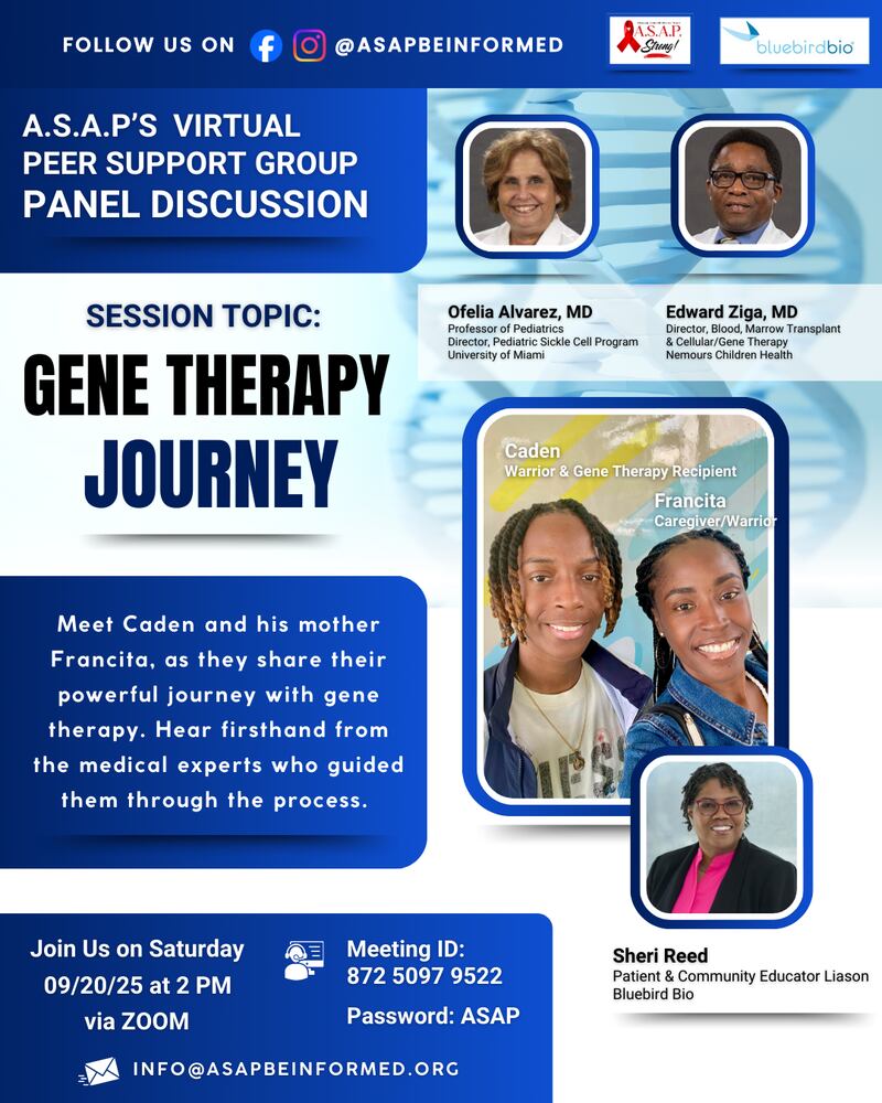 A.S.A.P. Virtual Peer Support Group Panel Discussion