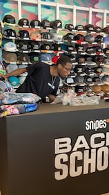 We The Best Foundation x Snipes Backpack Drive at Snipes Miami Beach
