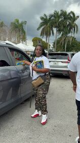 WEDR 99Jamz Caresha Gives Toy Drive 2025 Yung Miami