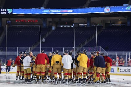 2026 Discover NHL Winter Classic New York Rangers  Florida Panthers Practice Day