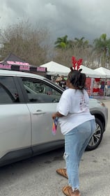 WEDR 99Jamz Caresha Gives Toy Drive 2025 Yung Miami
