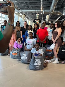 We The Best Foundation x Snipes Backpack Drive at Snipes Miami Beach