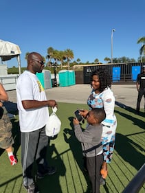 99jamz WEDR DJ Lucky C's Turkey Distribution Event 11.23