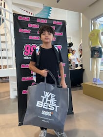 We The Best Foundation x Snipes Backpack Drive at Snipes Miami Beach