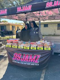 WEDR 99 Jamz DJ Nasty 305 Community Food Distribution Drive Thru