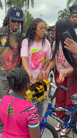 WEDR 99Jamz Caresha Gives Toy Drive 2025 Yung Miami