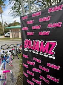 WEDR 99Jamz Caresha Gives Toy Drive 2025 Yung Miami
