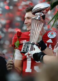 Fernando Mendoza Christopher Columbus High School Indiana University 2026 Rose Bowl Heisman