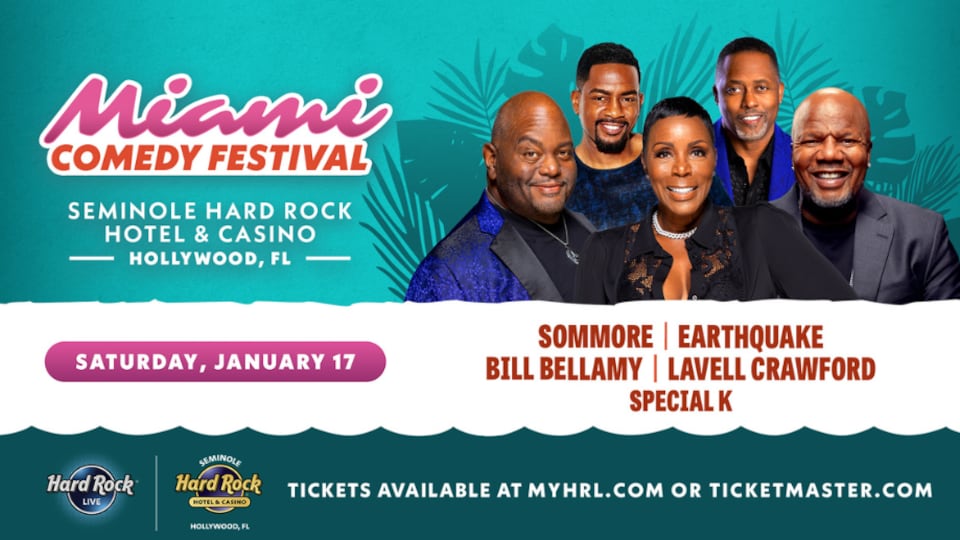 Win tickets to Miami Comedy Festival 2026!