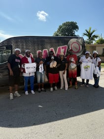 WHQT WEDR Hot 105 99Jamz Holiday Food Drop-Off Caravan