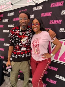 WEDR 99Jamz Caresha Gives Toy Drive 2025 Yung Miami