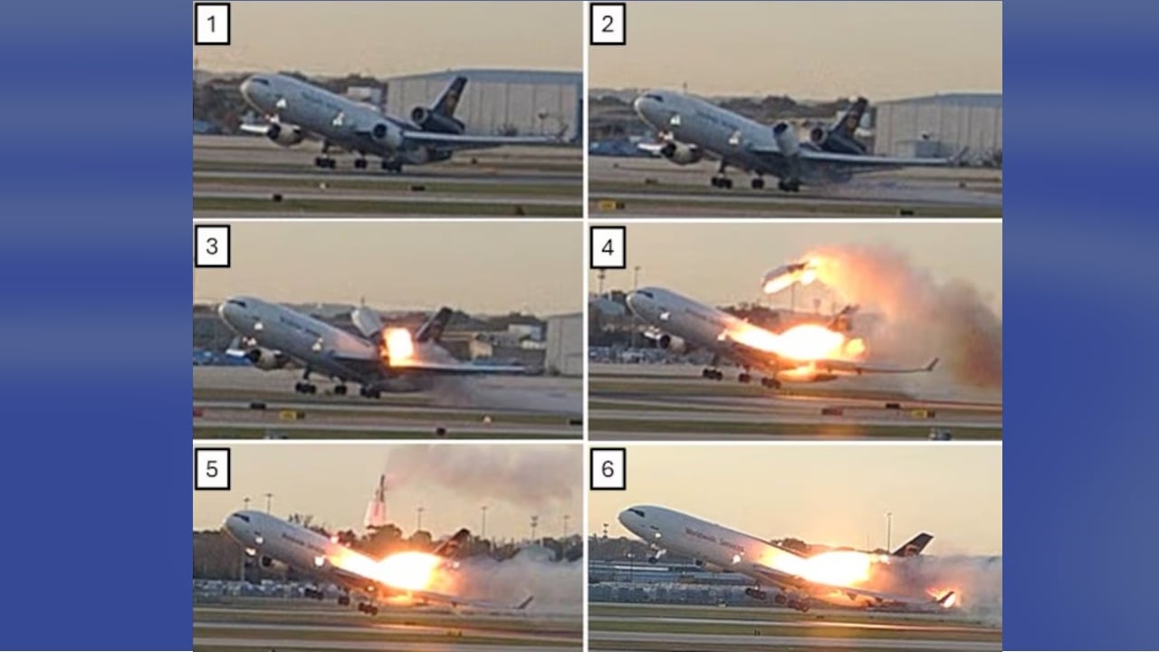 The photographs were part of a preliminary report released Thursday by the NTSB.