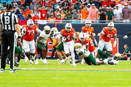 USF Bulls vs. Miami Hurricanes Lemon City Live