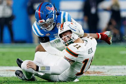 2026 Fiesta Bowl Miami Hurricanes Football Ole Miss Football