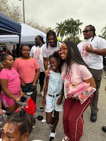 WEDR 99Jamz Caresha Gives Toy Drive 2025 Yung Miami