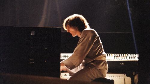 Richard Tandy playing piano