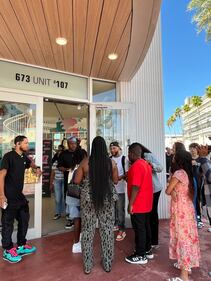 We The Best Foundation x Snipes Backpack Drive at Snipes Miami Beach