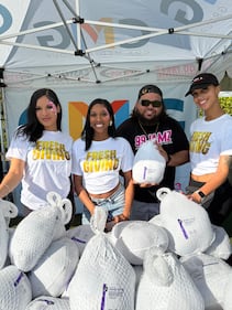 99jamz WEDR DJ Lucky C's Turkey Distribution Event 11.23