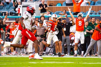 Miami Hurricanes vs NC State football - Nov 15th, 2025