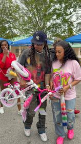 WEDR 99Jamz Caresha Gives Toy Drive 2025 Yung Miami