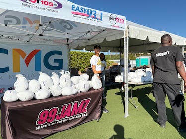 99jamz WEDR DJ Lucky C's Turkey Distribution Event 11.23