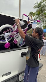 WEDR 99Jamz Caresha Gives Toy Drive 2025 Yung Miami