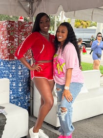WEDR 99Jamz Caresha Gives Toy Drive 2025 Yung Miami