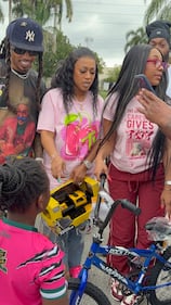 WEDR 99Jamz Caresha Gives Toy Drive 2025 Yung Miami