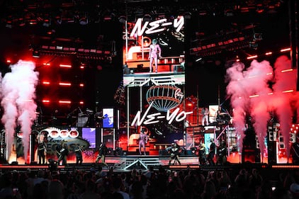 Ne-Yo; Akon; Nights Like This tour; iTHINK Financial Amphitheatre