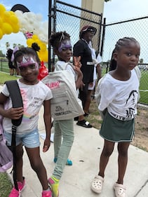WEDR 99Jamz WHQT Hot105 Hollywood Brown Day Backpack Drive (7/12)