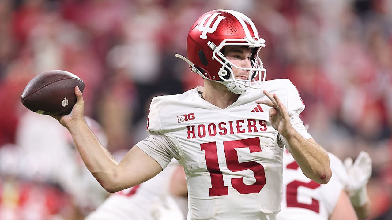 The junior quarterback, who led Indiana to a 13-0 record, could become the first Hoosier player to win the Heisman Trophy.