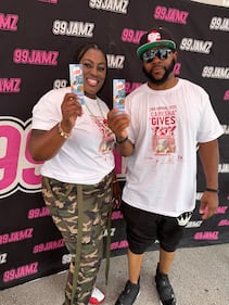 WEDR 99Jamz Caresha Gives Toy Drive 2025 Yung Miami