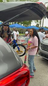 WEDR 99Jamz Caresha Gives Toy Drive 2025 Yung Miami