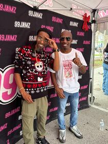 WEDR 99Jamz Caresha Gives Toy Drive 2025 Yung Miami