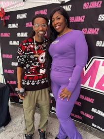 WEDR 99Jamz Caresha Gives Toy Drive 2025 Yung Miami