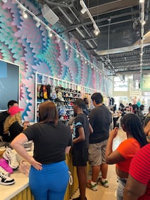 We The Best Foundation x Snipes Backpack Drive at Snipes Miami Beach