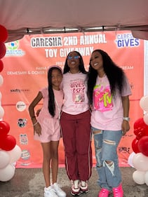 WEDR 99Jamz Caresha Gives Toy Drive 2025 Yung Miami